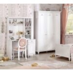 Ντουλάπα Romantica τρίφυλλη 131x56x200cm μελαμίνη ed4720 - Image 4