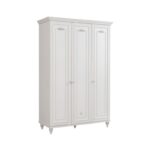 Ντουλάπα Romantica τρίφυλλη 131x56x200cm μελαμίνη ed4720 - Image 3