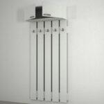 Έπιπλο εισόδου Yonca άσπρο μελαμίνη 96x31 4x210εκ ed4722 - Image 3