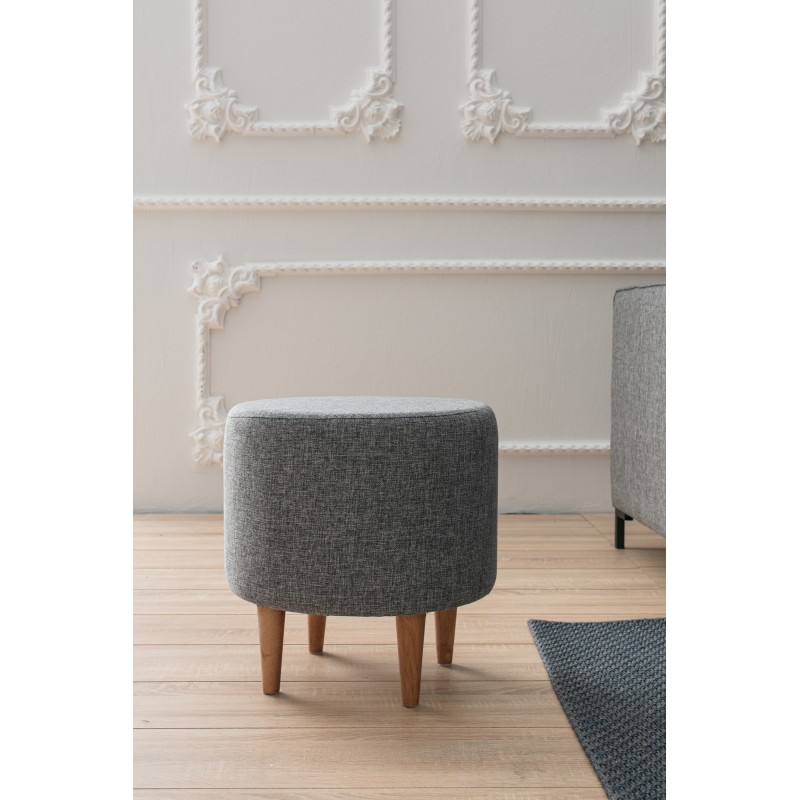 4732_0-800x800 Σκαμπό Liza γκρι ξύλινα πόδια 40x40x42εκ ed4732 - Image 1