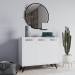 Μπουφές Piffali άσπρο μελαμίνη 100x35x82εκ ed4751 - Image 5