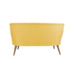 Καναπές διθέσιος Divanetto 140x71x80cm κίτρινο ed4772 - Image 3