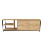 Έπιπλο tv Primula μαύρο oak 160x35 3x50 8cm ed4782 - Image 4