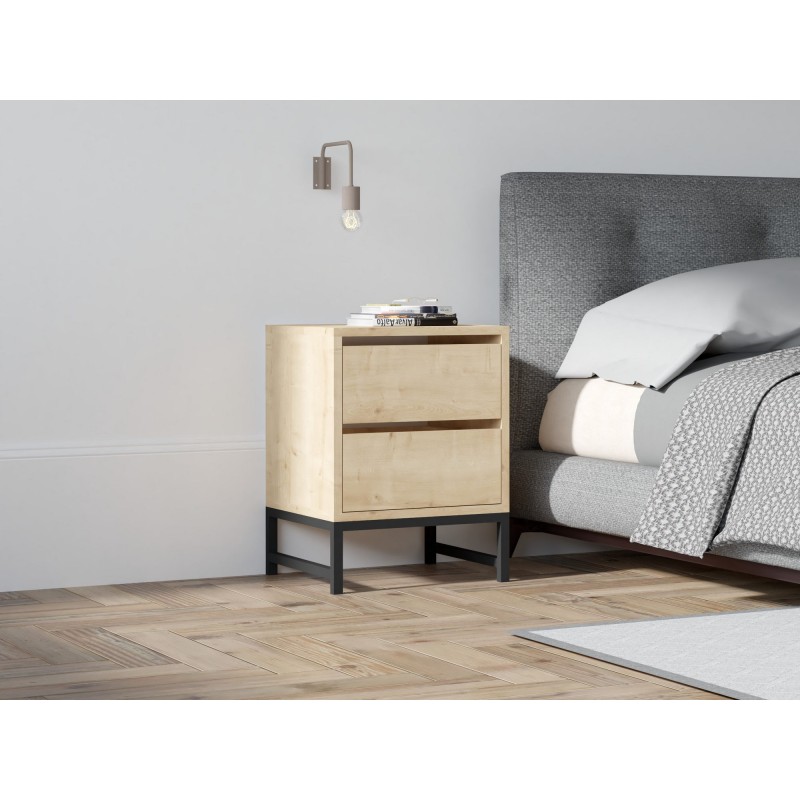 4794_0-800x800 Κομοδίνο Faro μελαμίνη 55x40x40cm ed4794 - Image 1