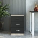 Συρτάρι γραφείου Vario δρυς μαύρο μελαμίνη 44 5x46 6x61 8εκ ed4817 - Image 3