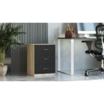 Συρτάρι γραφείου Vario δρυς μαύρο μελαμίνη 44 5x46 6x61 8εκ ed4817 - Image 4