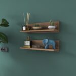 Ραφιέρα Mali καρυδί μελαμίνη 60x13x15εκ ed4826