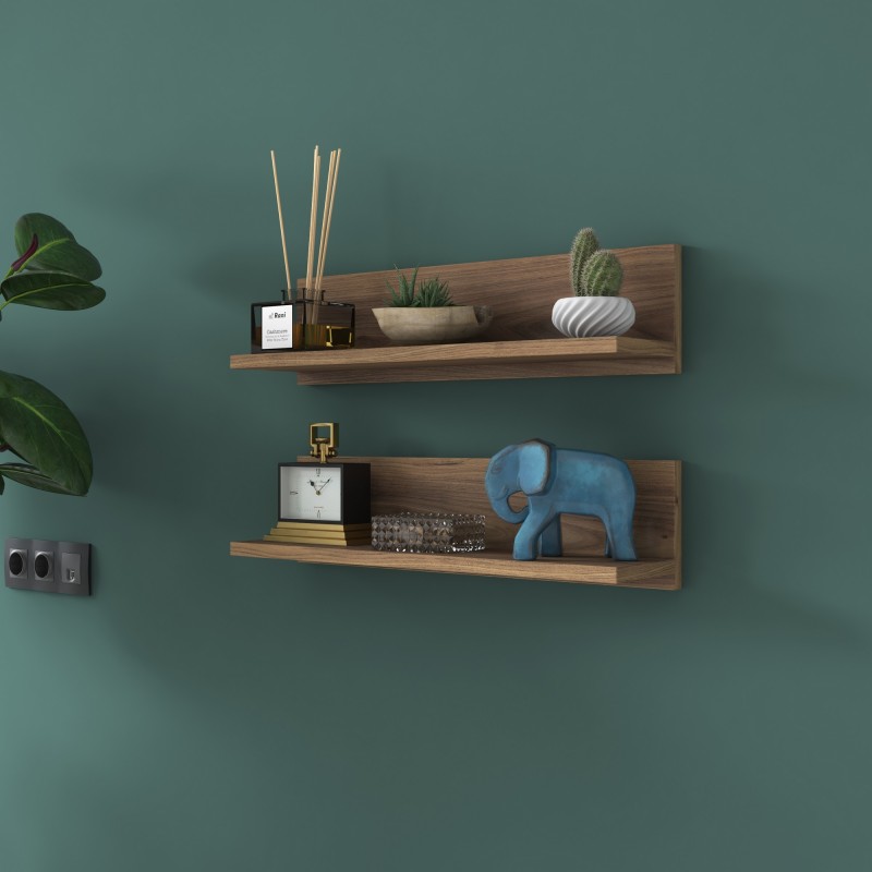 4826_0-800x800 Ραφιέρα Mali καρυδί μελαμίνη 60x13x15εκ ed4826 - Image 1