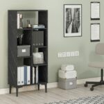 Βιβλιοθήκη Penta μαύρο μάρμαρο μελαμίνη 60x29 6x138 6εκ ed4859 - Image 5