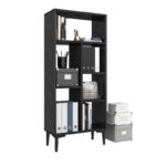 Βιβλιοθήκη Penta μαύρο μάρμαρο μελαμίνη 60x29 6x138 6εκ ed4859 - Image 4