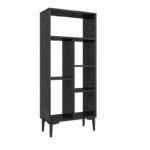 Βιβλιοθήκη Penta μαύρο μάρμαρο μελαμίνη 60x29 6x138 6εκ ed4859 - Image 3