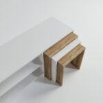 Έπιπλο TV Poesia 2 άσπρο χρώμα μελαμίνη 180x40x55cm ed4863 - Image 5