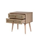 Κομοδίνο Two μελαμίνη 60x40x61cm ed4867 - Image 3