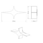 Ραφιέρα Susen μαύρο άσπρο μελαμίνη 90x20x45εκ ed4886 - Image 2