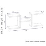 Ραφιέρα Norm άσπρο μελαμίνη 75x14 5x28 5εκ ed4889 - Image 2