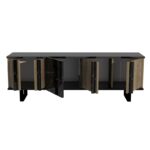 Έπιπλο tv Deco καρυδί χρώμα μελαμίνη 150x37 1x54 6cm ed4894 - Image 3