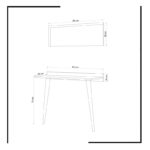 Έπιπλο εισόδου Entrato άσπρο χρώμα μελαμίνη 80x32x84cm ed4896 - Image 2