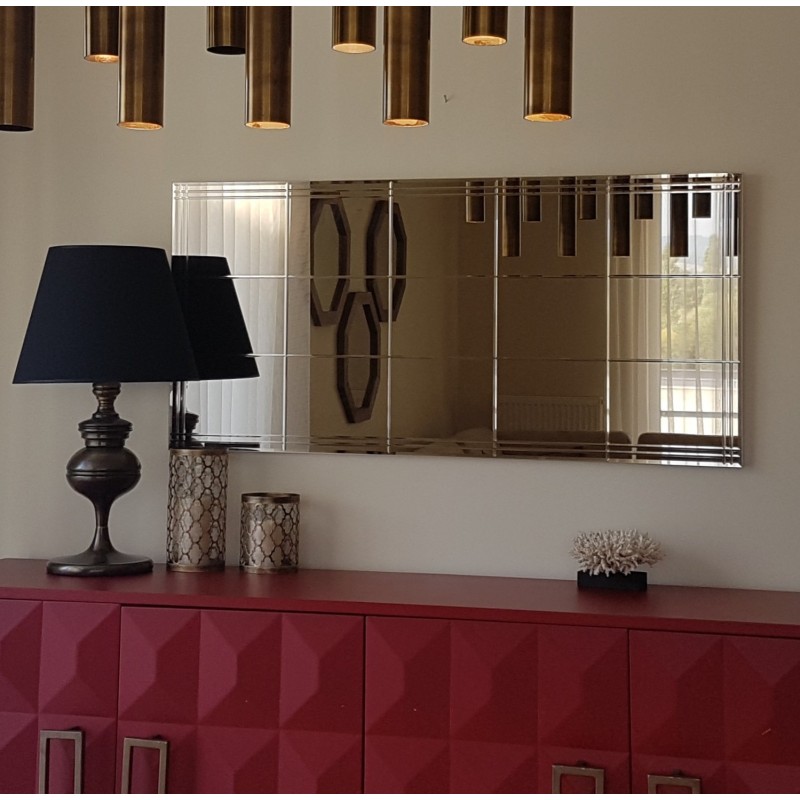 4908_0-800x800 Καθρέφτης Nesta 62x130cm mdf ασημί ed4908 - Image 1