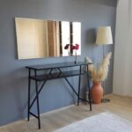 Καθρέφτης Nesta 62x130cm mdf ασημί ed4908 - Image 5