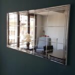 Καθρέφτης Nesta 62x130cm mdf ασημί ed4908 - Image 4