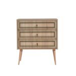 Συρταριέρα Trio μελαμίνη 80x40x90cm ed4909 - Image 4