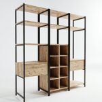 Ντουλάπα Trend δρυς μελαμίνη 180x40x180εκ ed490 - Image 4