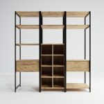 Ντουλάπα Trend δρυς μελαμίνη 180x40x180εκ ed490 - Image 3