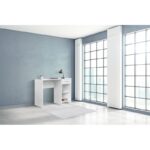 Γραφείο Sesami λευκό 90x52x75cm μελαμίνη ed4930