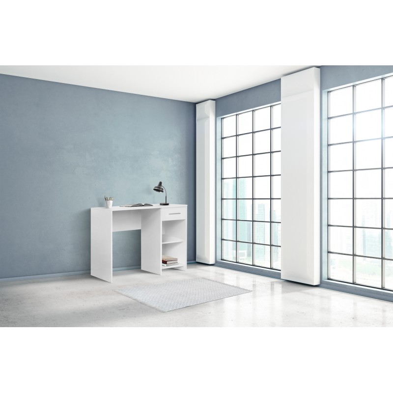 4930_0-800x800 Γραφείο Sesami λευκό 90x52x75cm μελαμίνη ed4930 - Image 1