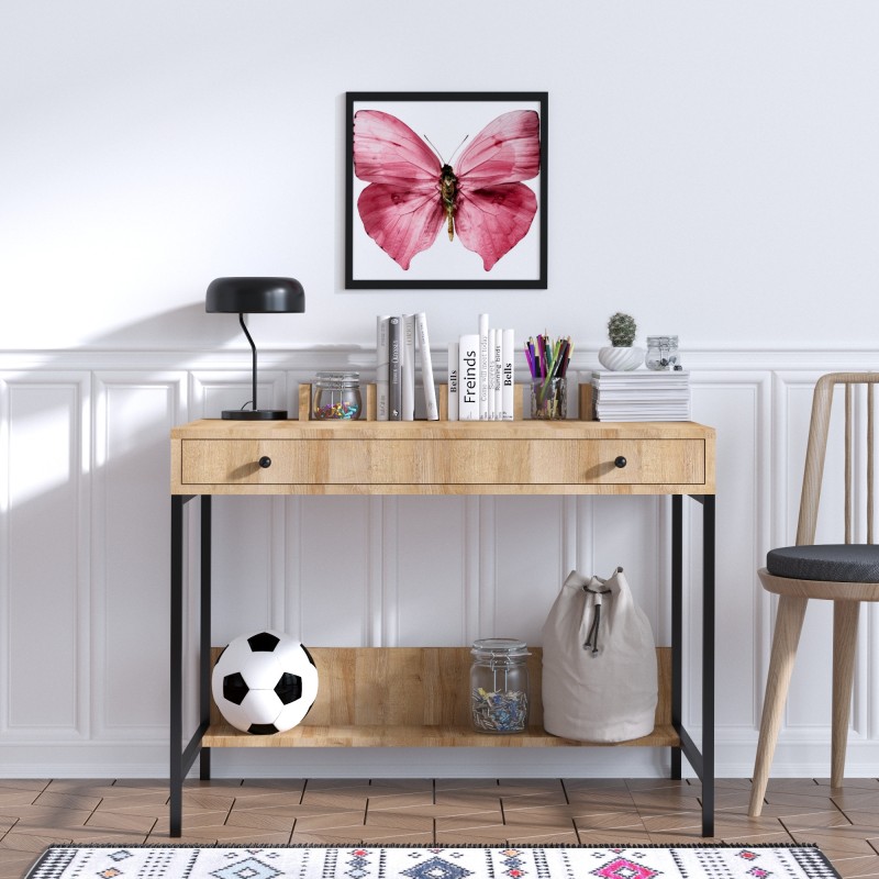 4932_0-800x800 Γραφείο Tito 100x74x60cm μελαμίνη ed4932 - Image 1