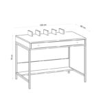 Γραφείο Tito 100x74x60cm μελαμίνη ed4932 - Image 2