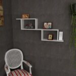 Ραφιέρα Selene άσπρο μελαμίνη 101 4x14 5x45εκ ed4944