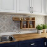 Ράφι τοίχου Pare pine μελαμίνη 72x18x37cm ed4950