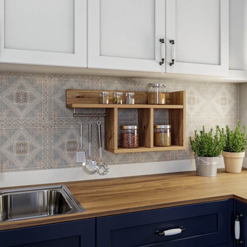 4950_0-800x800 Ράφι τοίχου Pare pine μελαμίνη 72x18x37cm ed4950 - Image 1