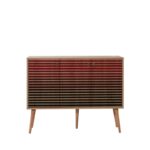 Μπουφέ Mente 2 SONOMA OAK ΜΕΛΑΜΙΝΗ 120x36xH90cm ed4960 - Image 5