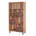 Βιβλιοθήκη Mare Atlantic Pine χρώμα μελαμίνη 80x36xH155cm ed4970 - Image 3