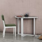 Τραπεζαρία Middle άσπρο μελαμίνη 106x45x77εκ ed4972 - Image 4