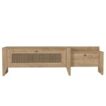 Έπιπλο tv Procida μελαμίνη oak 180x35x50cm ed4988 - Image 4