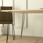 Τραπέζι Sandalf oak χρώμα μελαμίνη 90x75cm ed4994 - Image 4