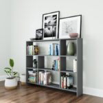 Βιβλιοθήκη Lavina ανθρακί μελαμίνη 152 2 x25x119 6εκ ed5002 - Image 4