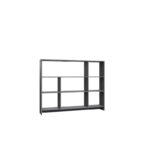 Βιβλιοθήκη Lavina ανθρακί μελαμίνη 152 2 x25x119 6εκ ed5002 - Image 3