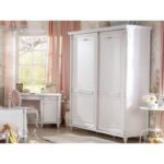 Ντουλάπα Romantica συρόμενη πόρτα 170x64x210cm μελαμίνη ed5018