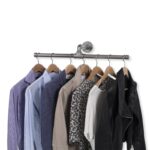 Κρεμάστρα Boru γκρι μέταλλο 60x15x7εκ ed5023