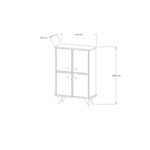 Ντουλάπι Antik atlantic pine μελαμίνη 70x35x90εκ ed5040 - Image 2