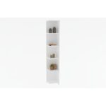 Βιβλιοθήκη Ravella άσπρο μελαμίνη 25x25x160εκ ed5044 - Image 4