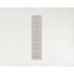 Βιβλιοθήκη Ravella άσπρο μελαμίνη 25x25x160εκ ed5044 - Image 3