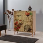 Έπιπλο εισόδου παπουτσοθήκη Mente 95x36x111cm μελαμίνη ed5106