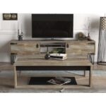 Τραπέζι σαλονιού Costa oak μαύρο μελαμίνη 112x71x40εκ ed5118 - Image 5