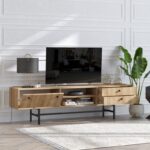 Έπιπλο τηλεόρασης Lucas 180x35x50cm μελαμίνη ed5189 - Image 4