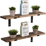 Ραφιέρα Lam καρυδί ξύλο 60x14x16εκ ed5194 - Image 4